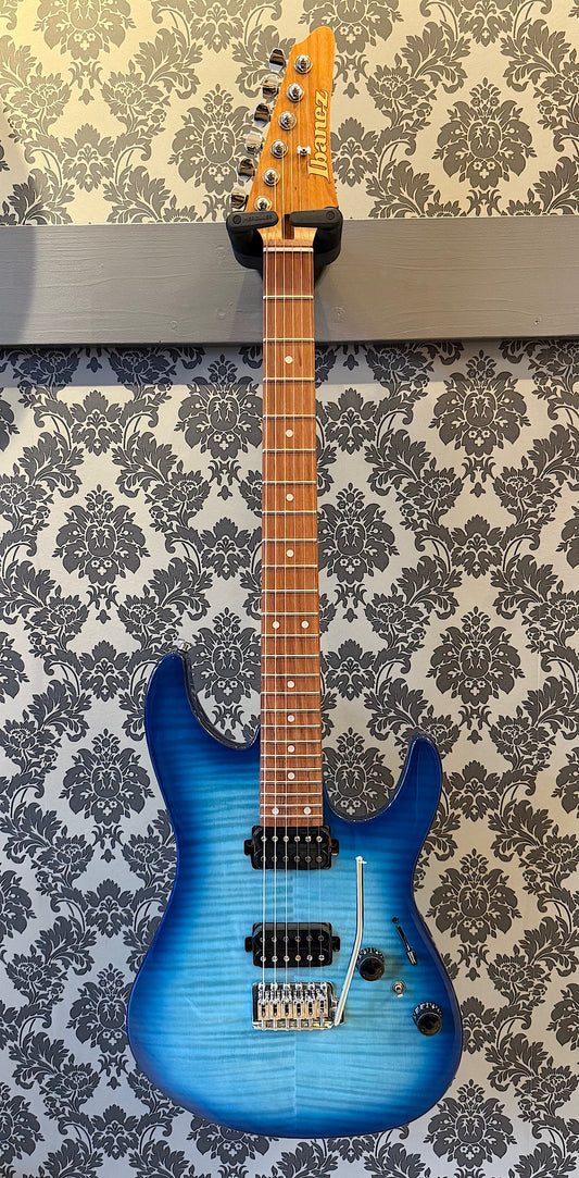 Ibanez AZ24S1F-TXB Transparent Turquoise Burst