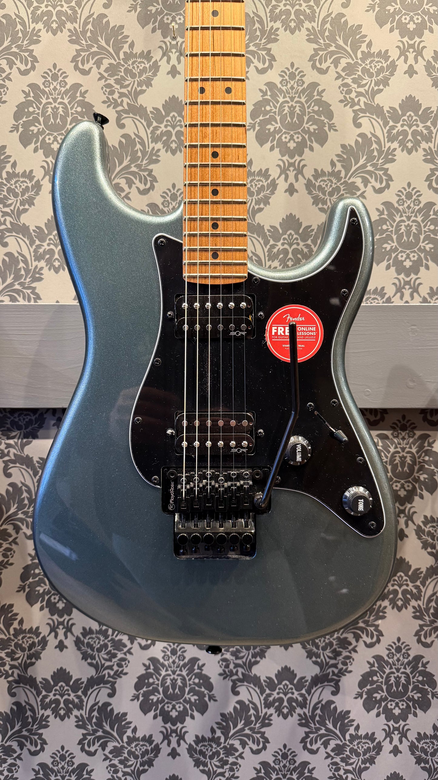 Squier Contemporary Stratocaster HH FR RMN, Gunmetal Metallic (occasion)
