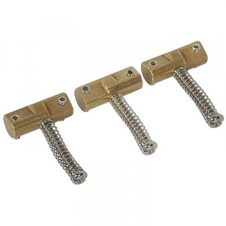 Wilkinson  S-202-M Bridge Saddles Brass 3-pack
