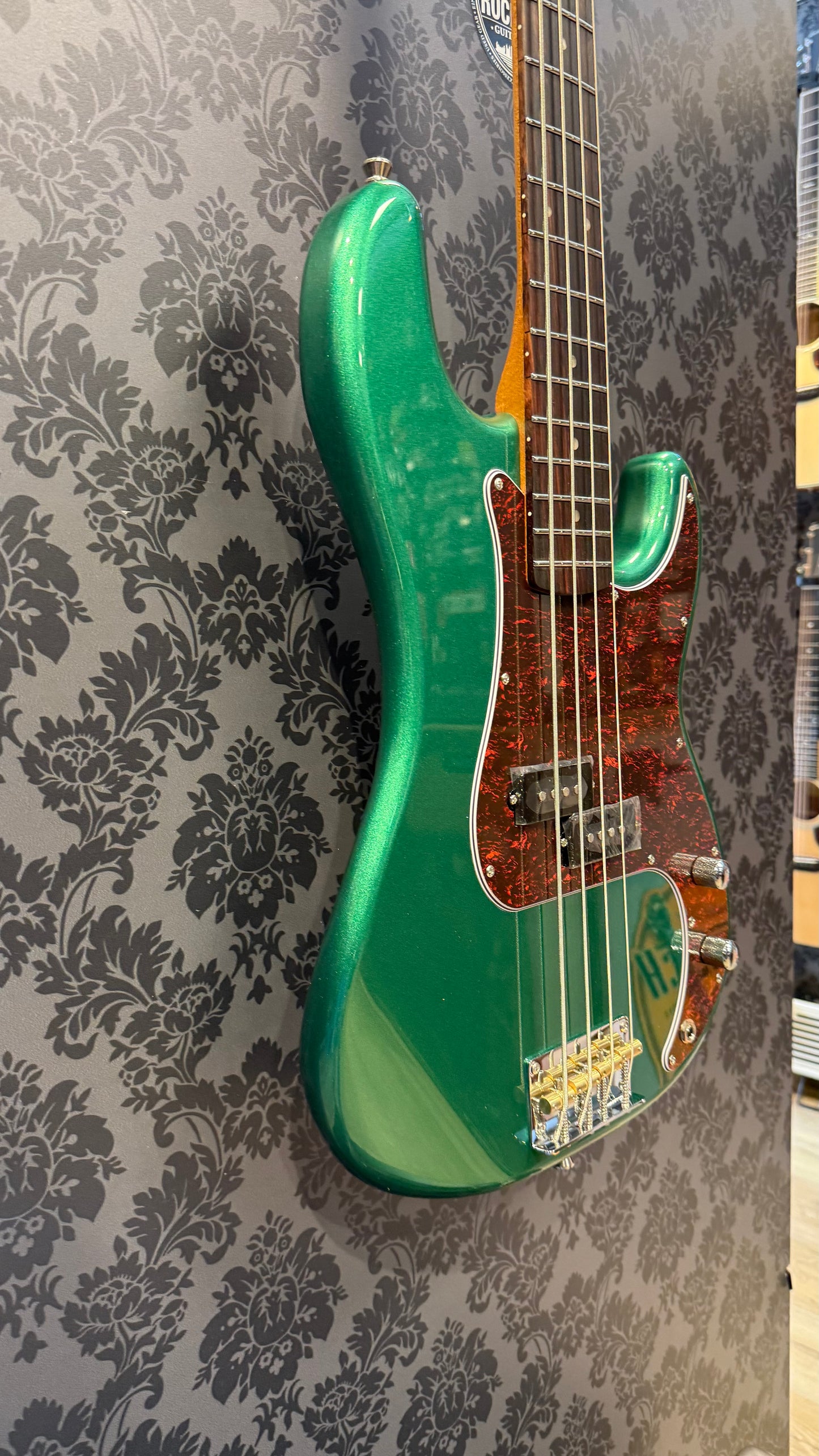 JET Guitars JPB300 SG R bass Green