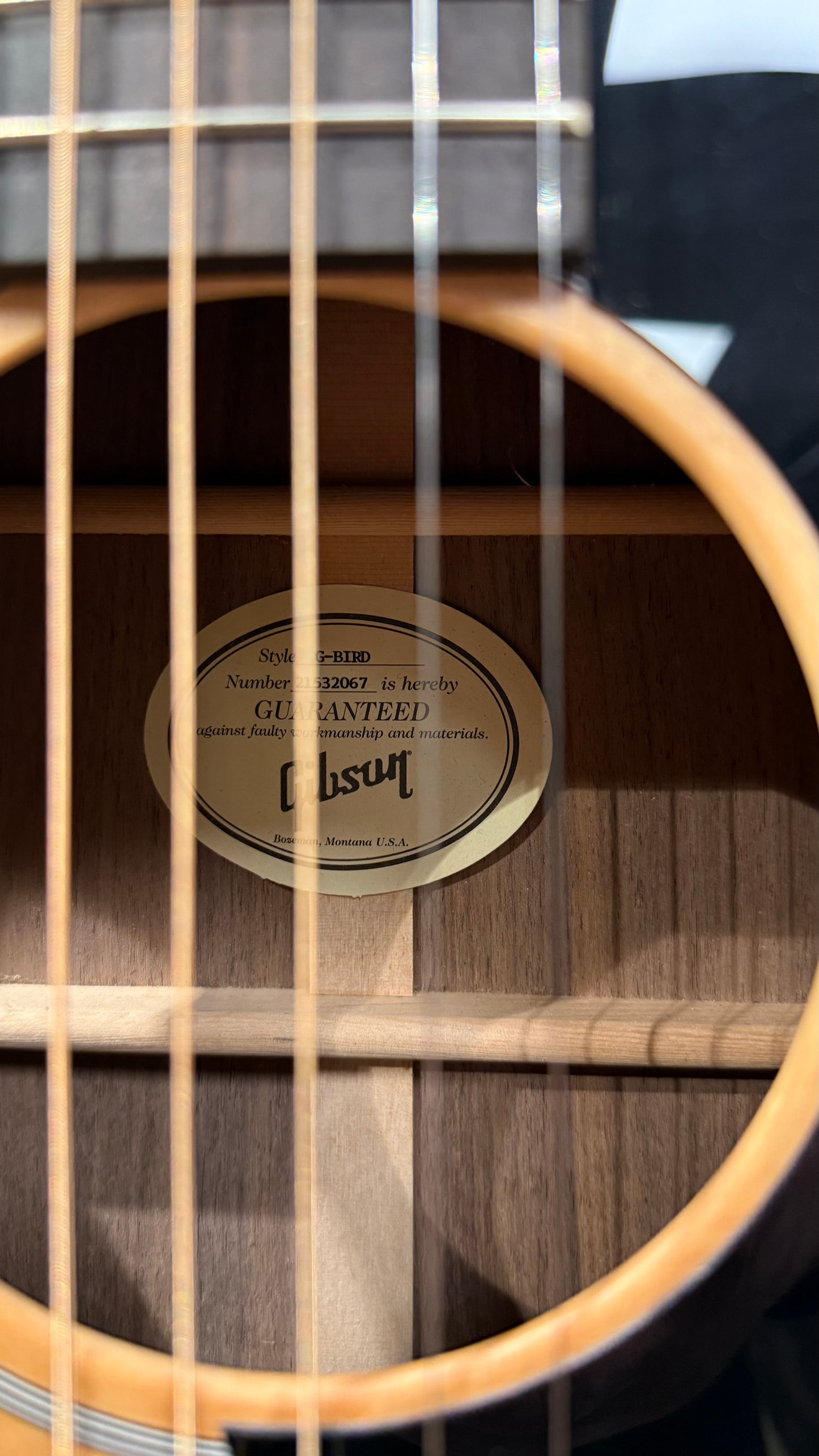 Gibson Generation Collection G-Bird Nat incl. bag (occasion)