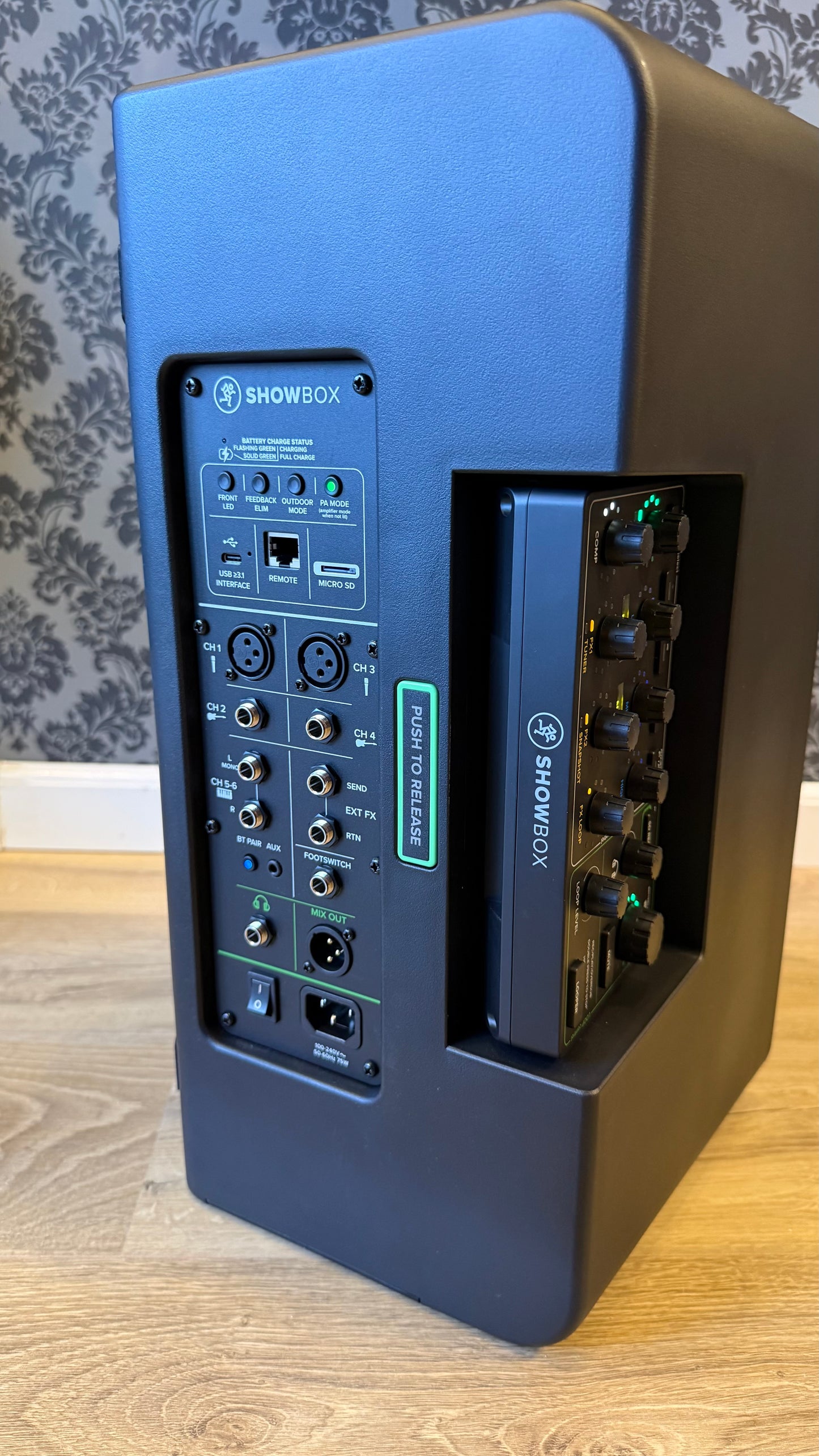 Mackie ShowBox mobiele PA-speaker & mixer