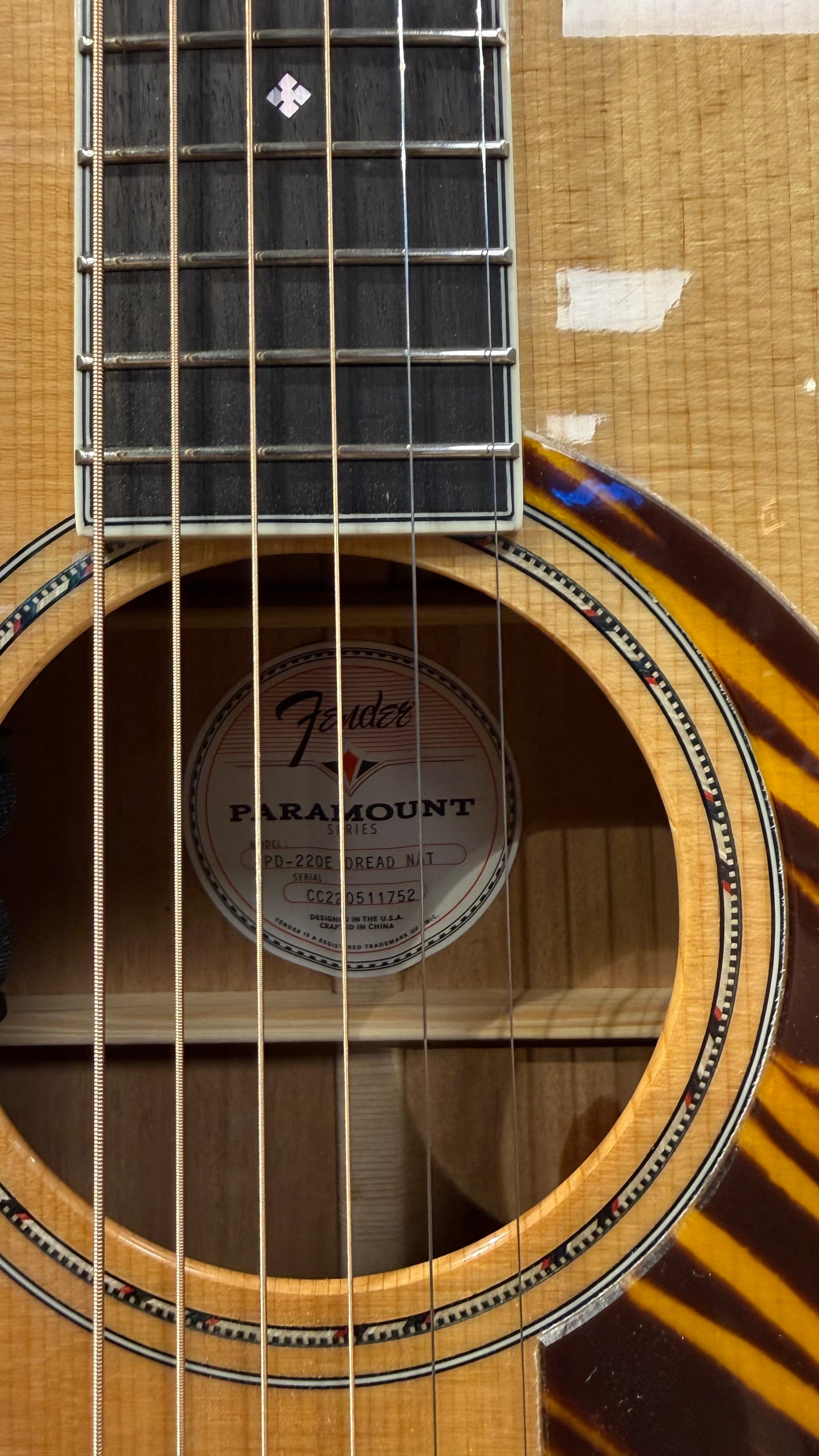 Fender Paramount PD-220E Natural incl.case (occasion)