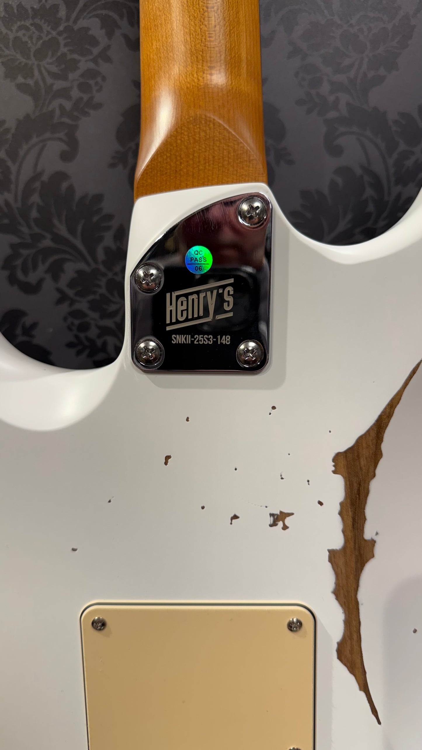HENRY’S Snake II Relic ST-1N Rattle - White Relic incl. Bag