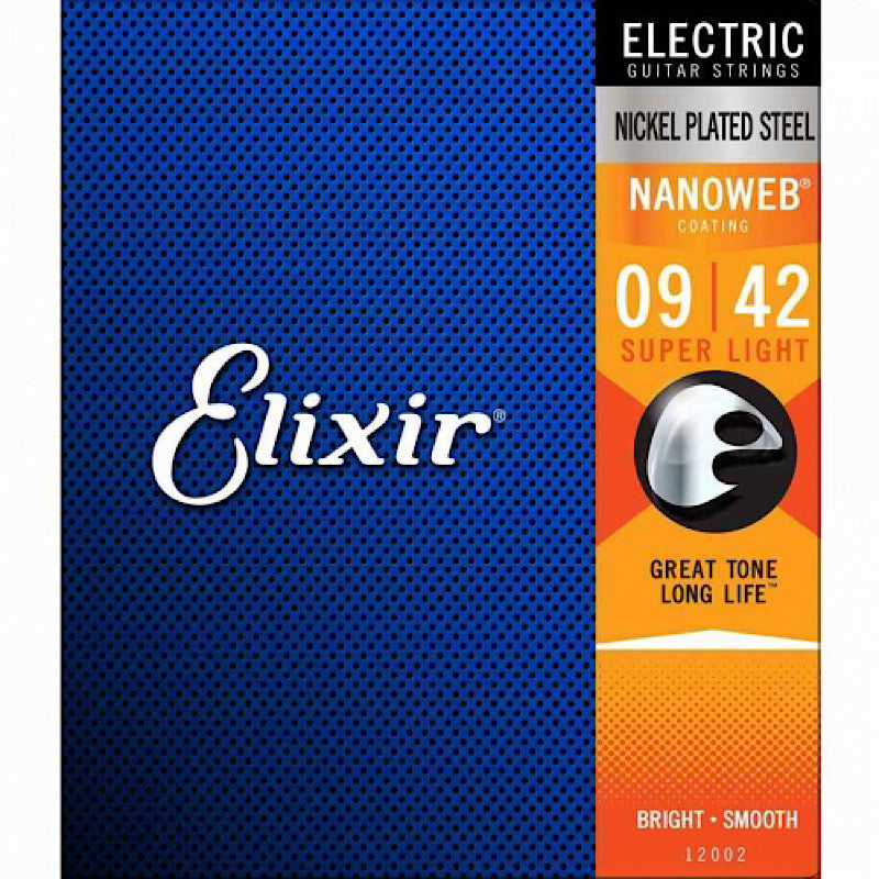 Elixir Nanoweb 12002 (9-42) Electric guitarstrings