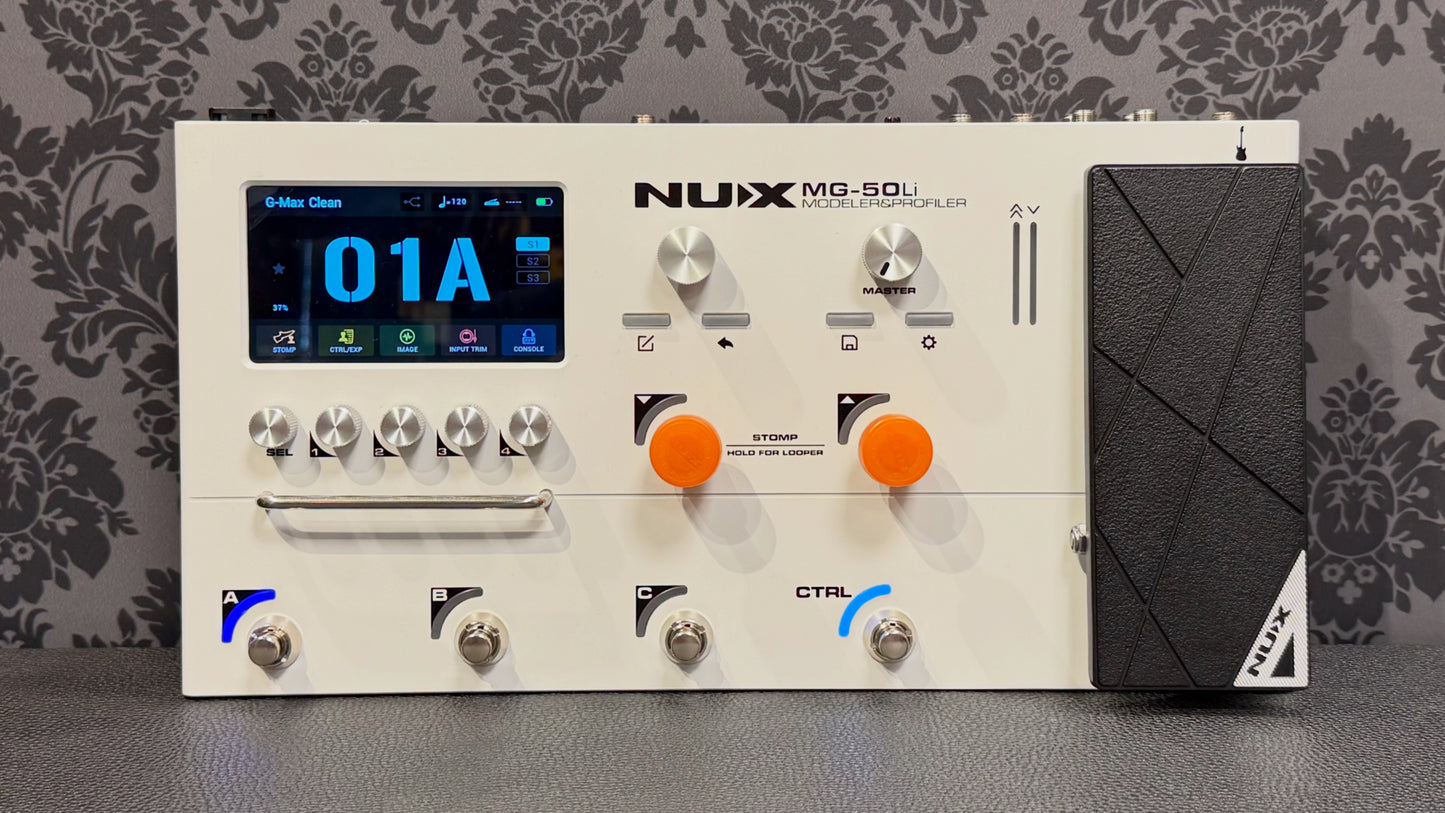 Nux MG-50Li/ Modeling Amp Cloud White