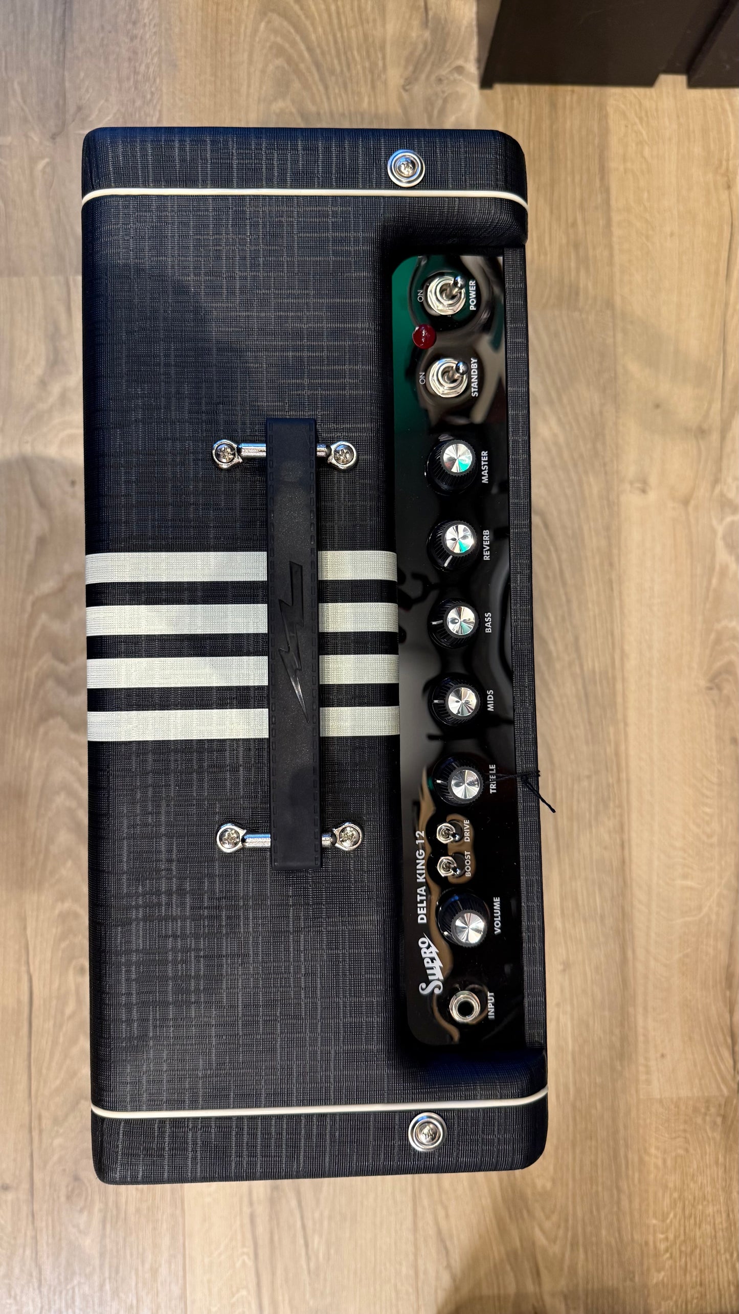 Supro Delta King 12 Combo - Black/Cream