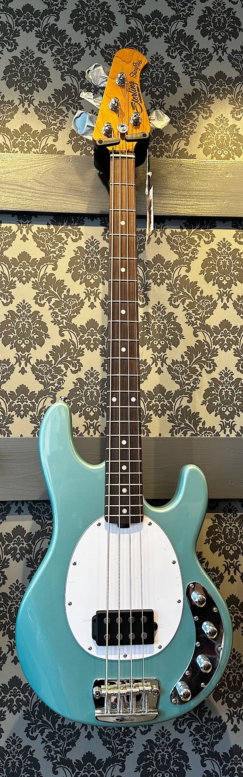 Sterling By Music Man StingRay34 Dorado Green