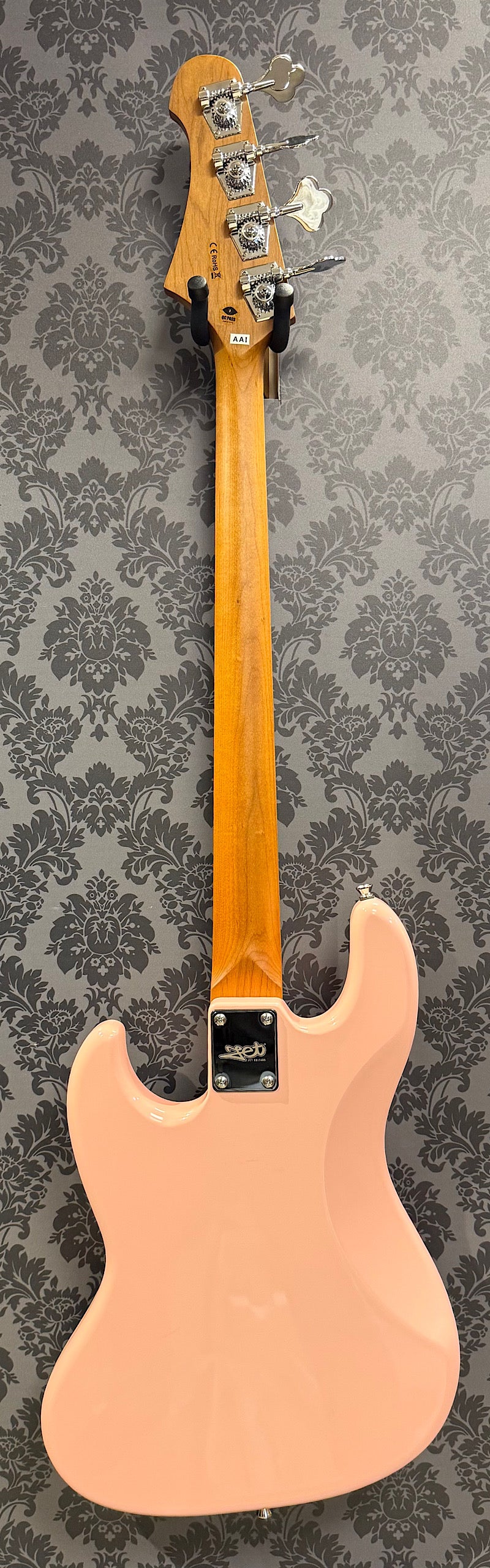 JET JJB-300 PK J Bass Shell Pink