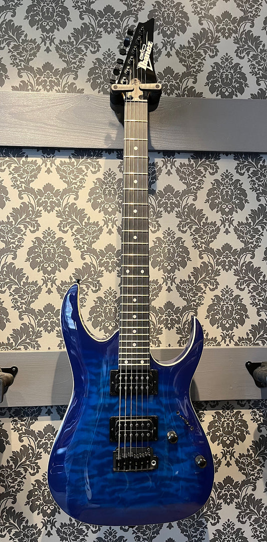 Ibanez GRGA-120QA TBB Transparent Blue Burst