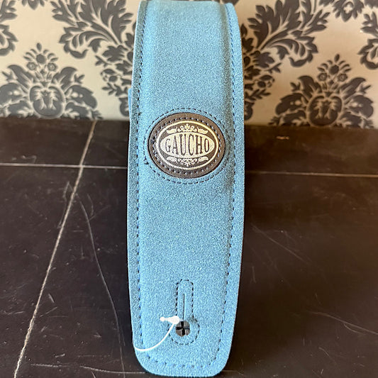Gaucho GST-610-BU Padded Suede Series guitar strap