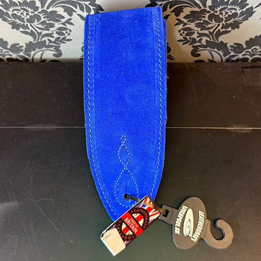 Leathergraft Strap Suede Bootlace Blue