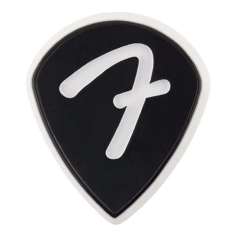 Fender 551 Celluloid Plectrum 3-Pack - F-Grip, 1.5mm - Zwart