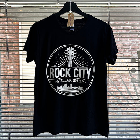 Rock City Guitar Shop T-Shirt Black Men