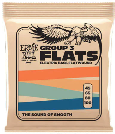 Ernie Ball 2806 Flatwound Bass String 45-100