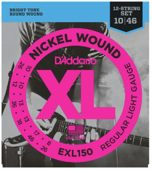 D'addario EXL150 12 string set 10-46