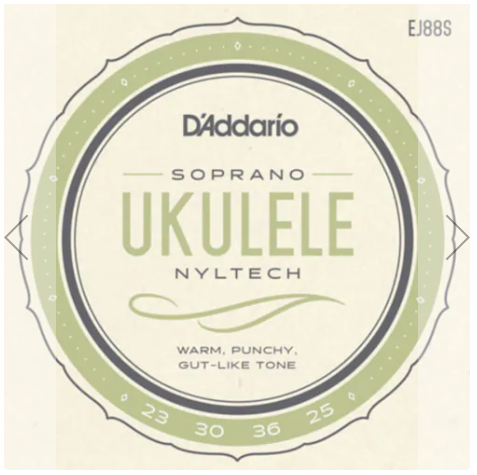 D'addario EJ88S Nyltech Concert Ukulele