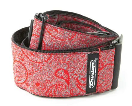 Dunlop D-6711 Jacquard Paisley Red