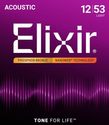 Elixir Phosphor Bronze 16052 (12-53) Akoestische gitaarsnaren