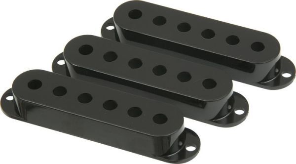 Fender Stratocaster pickup covers black