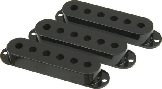 Fender Stratocaster pickup covers black