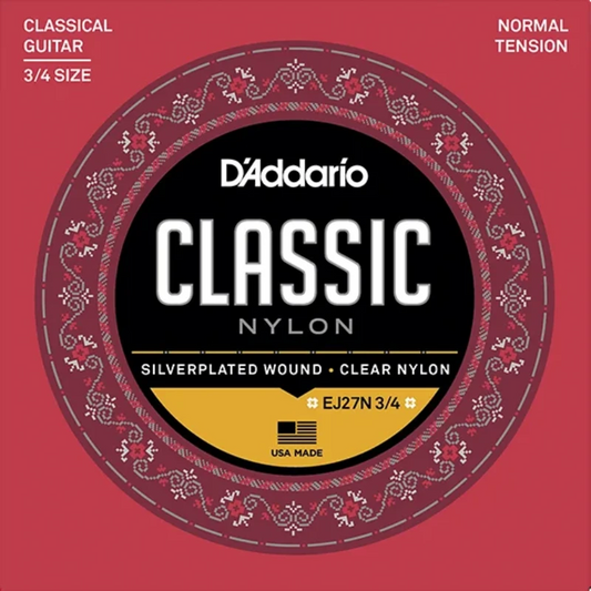 D’Addario EJ27N 3/4 Size Classical guitarstrings