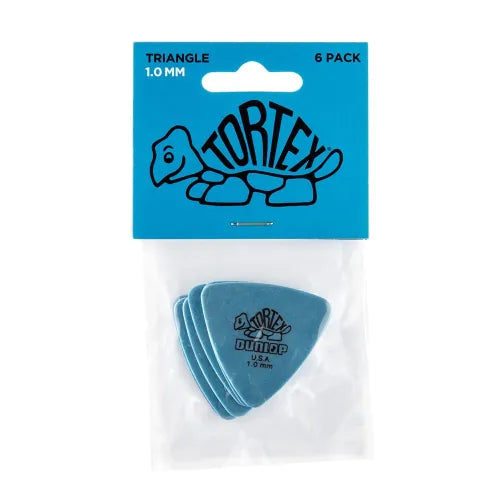 Dunlop 431P100 Tortex Triangle Plectrum 1.0mm 6-Pack