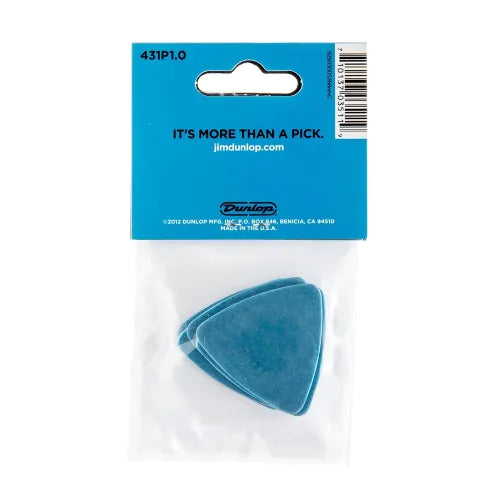 Dunlop 431P100 Tortex Triangle Plectrum 1.0mm 6-Pack