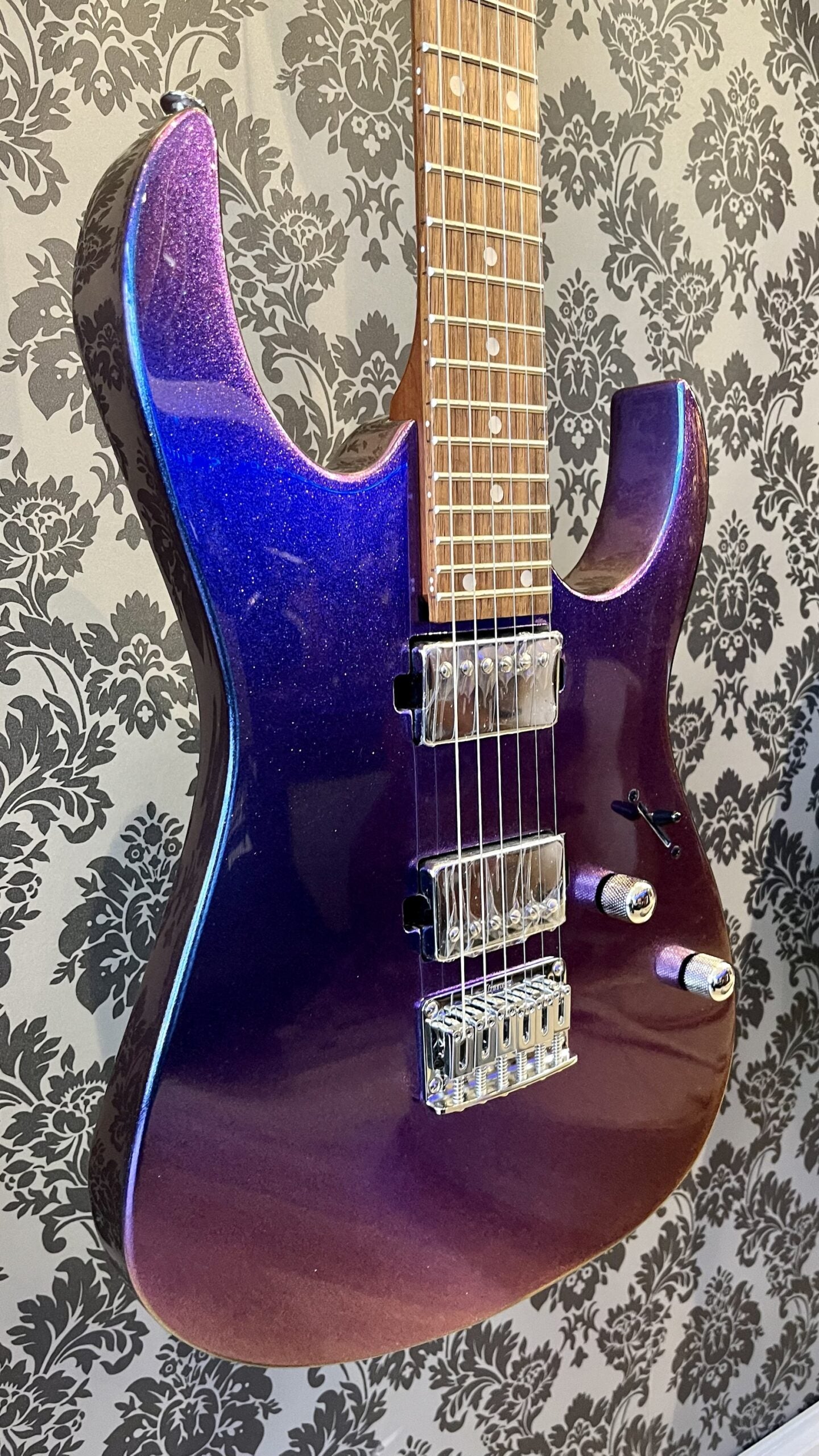 Ibanez GRG121-SP Gio Blue Metal Chameleon