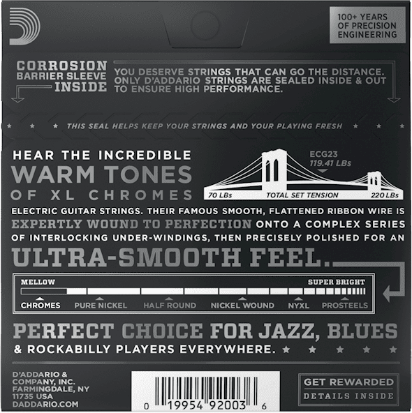 D’Addario ECG23 flatwound