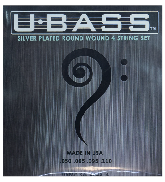 U-Bass KA-BASS-4 Metal Round Wound 4-String U-Bass Set